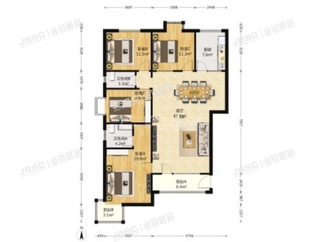 大兴区 天宝园六里30号楼3层A单元301（郁金香舍）