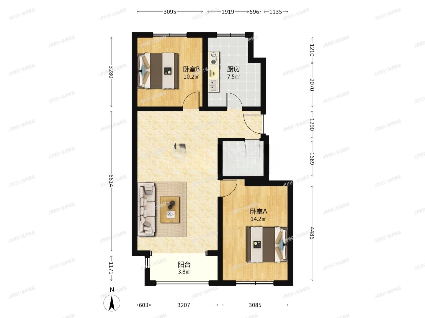 大兴区 魏北路28号院7号楼4层1单元402(一品嘉园）