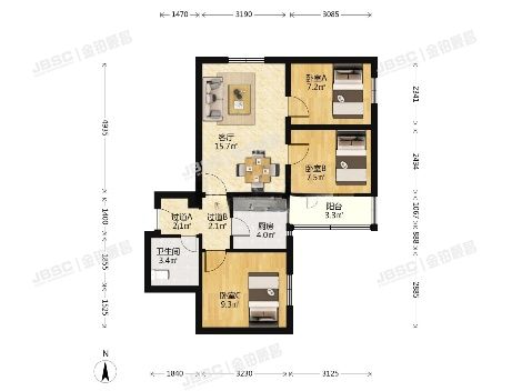 丰台区 太平桥西里48号楼801