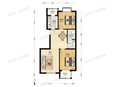 大兴区 兴盛街187号院3号楼11层6-1101（兴盛街187号院）