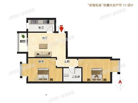 门头沟区 惠民家园二区26号楼3层3单元303（惠民家园）