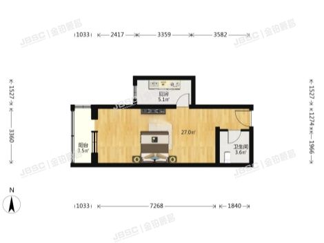 丰台区 苇子坑1号院10号楼5层504
