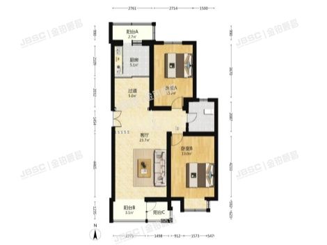 房山区 窦店镇腾龙家园一区6号楼2层3单元201