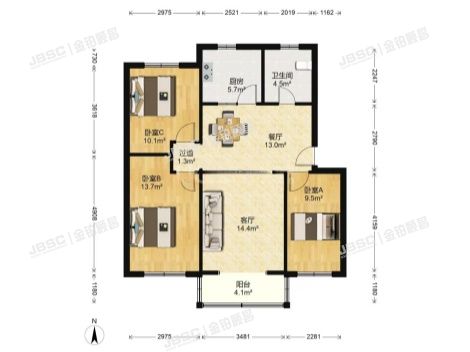 丰台区 东大街6号院18号楼4单元410