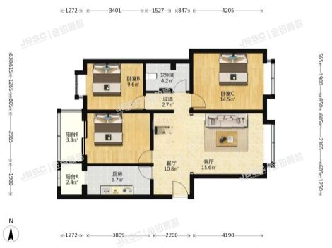 大兴区 黄村镇林校中里5号楼3层4-301