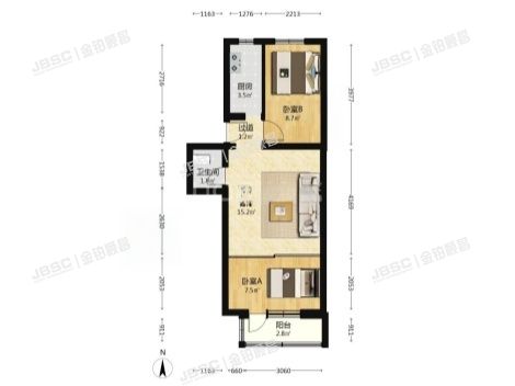 丰台区 槐房西路318号院4号楼7层702（南庭新苑南区）