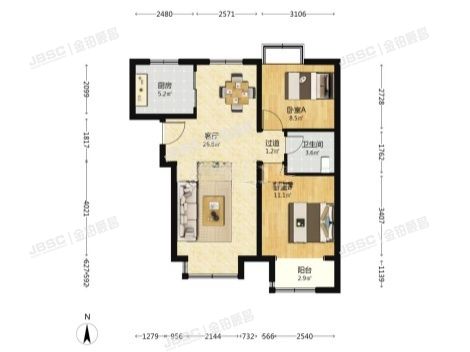 房山区 德润街5号院7号楼17层1单元1704(中国铁建原香漫谷）