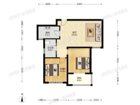 丰台区 西铁营中路9号院1号楼3层2单元301(亚林西居住区）