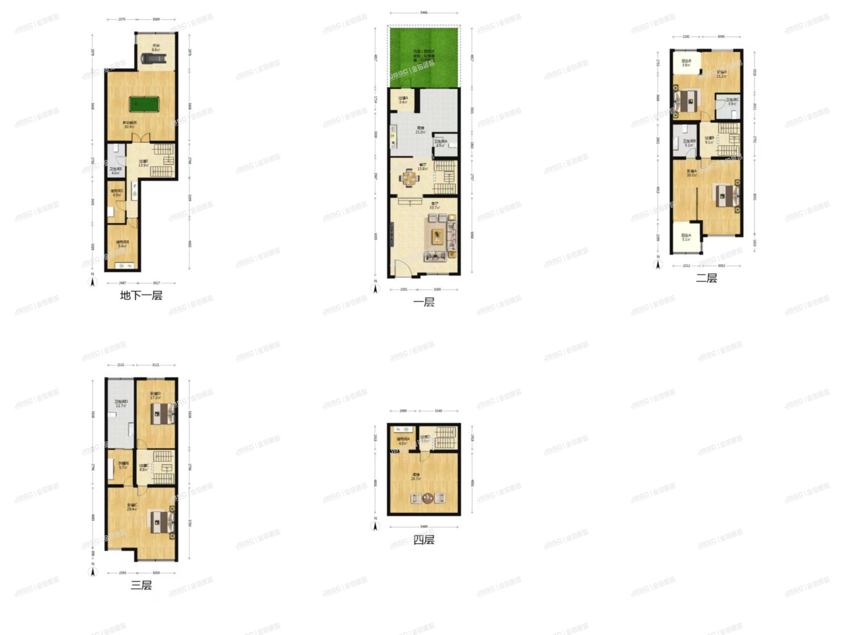 大兴区 天华园一里四区3号楼-1至3层105别墅（紫君庭中央公馆)